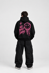 Unbothered Oversized Hoodie – Black