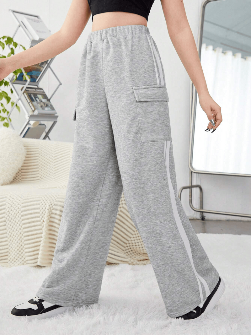 The Grey Raga Stripped Pants