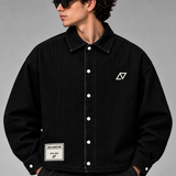 IT’S ONLY A SHIRT — Black Pinstripe Shirt