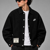 IT’S ONLY A SHIRT — Black Pinstripe Shirt