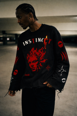 The Instinct Ripped Full Sleeve Tee