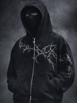 Black Vein Hoodie