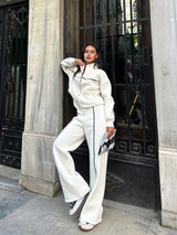 Stripped Zip Up Co-ord Set