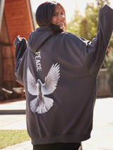Peace Oversized Hoodie