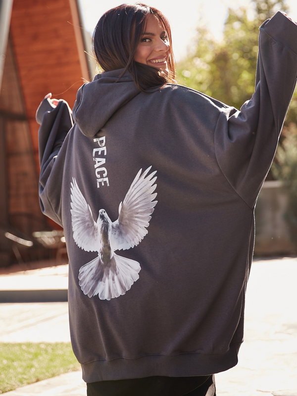Peace Oversized Hoodie