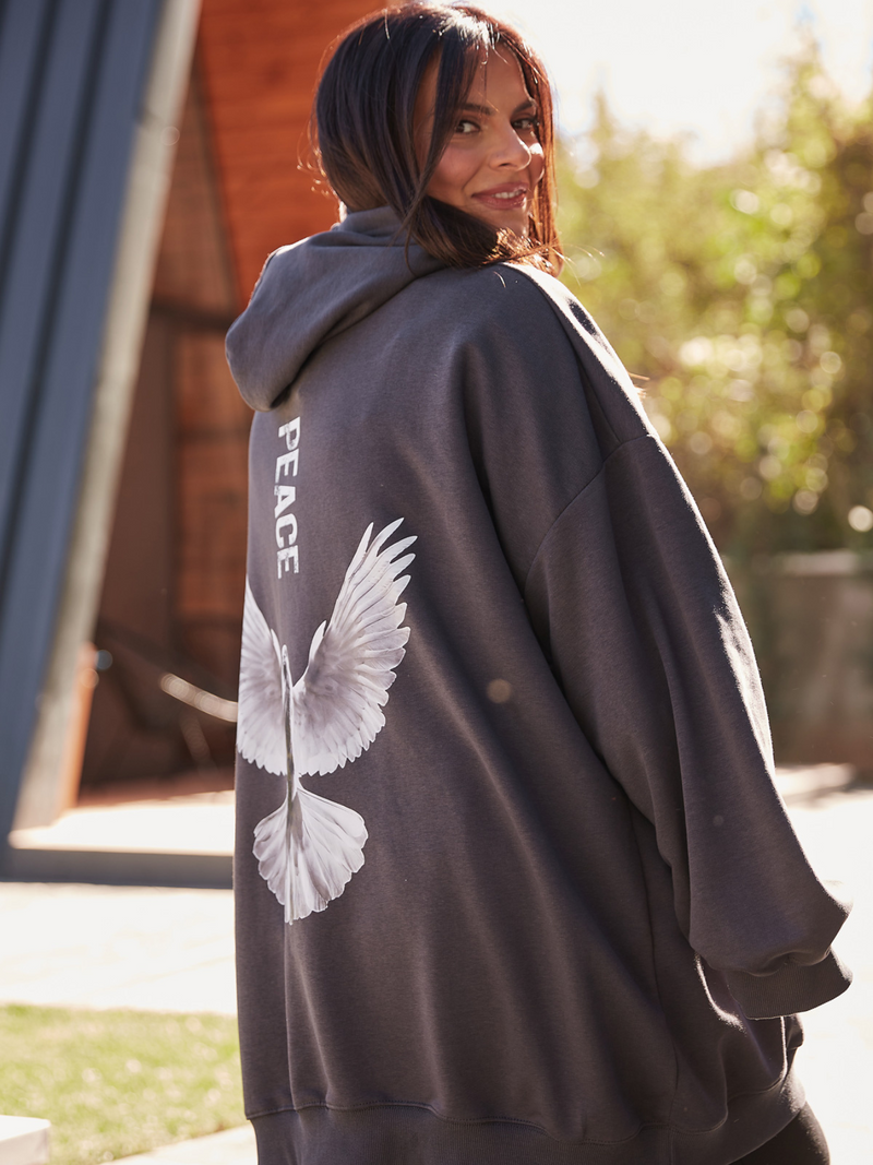 Peace Oversized Hoodie